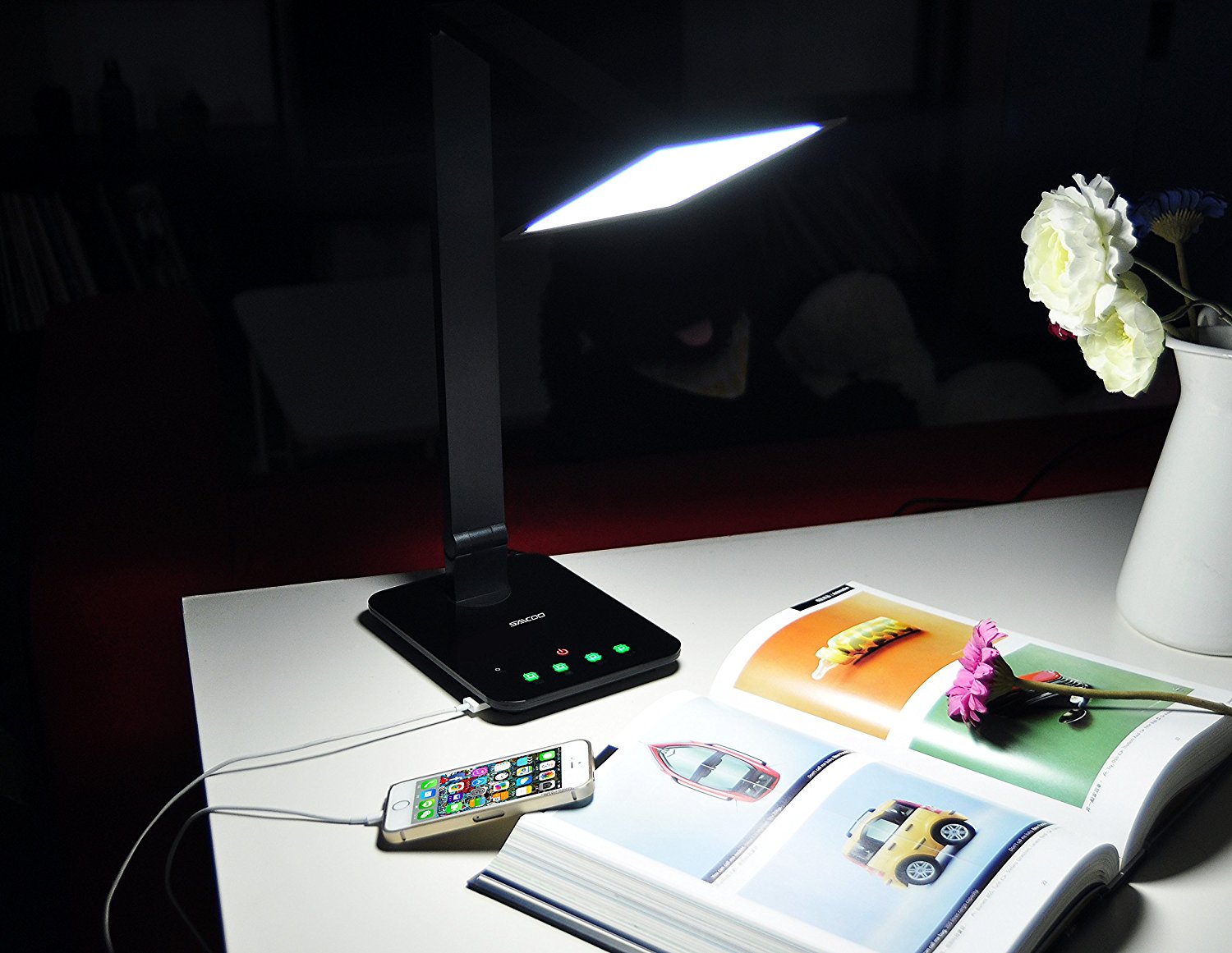 Saicoo? Natural Light 10W LED Eye-protection Multi-function Desk Lamp